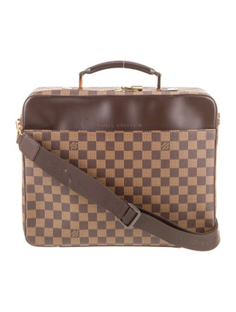 Louis Vuitton Damier Ebene Damier Canvas Porte Ordinateur Sabana Computer Case