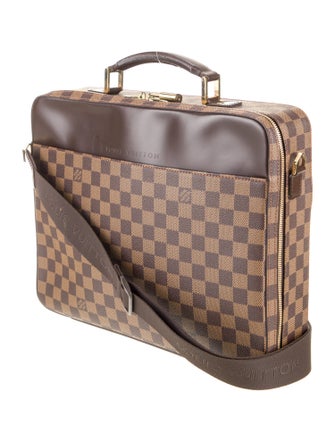 Louis Vuitton Damier Ebene Damier Canvas Porte Ordinateur Sabana Computer Case