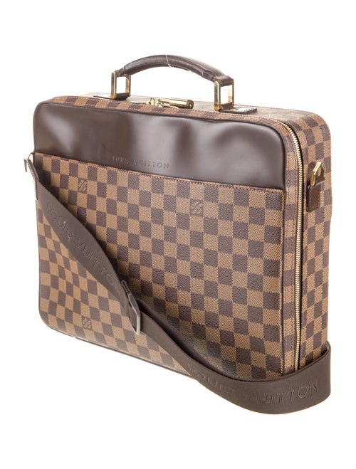 Louis Vuitton Damier Ebene Damier Canvas Porte Ordinateur Sabana Computer Case