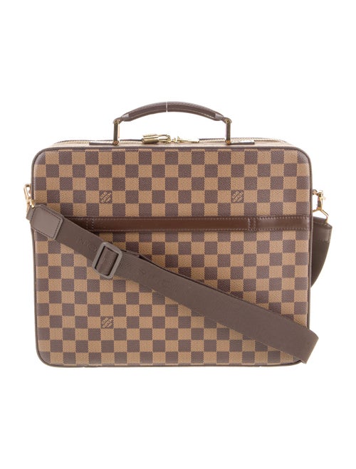 Louis Vuitton Damier Ebene Damier Canvas Porte Ordinateur Sabana Computer Case