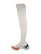 Louis Vuitton Leather Colorblock Pattern Sock Boots
