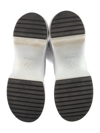 Louis Vuitton Leather Colorblock Pattern Sock Boots