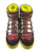 Louis Vuitton Suede Printed Chunky Sneakers
