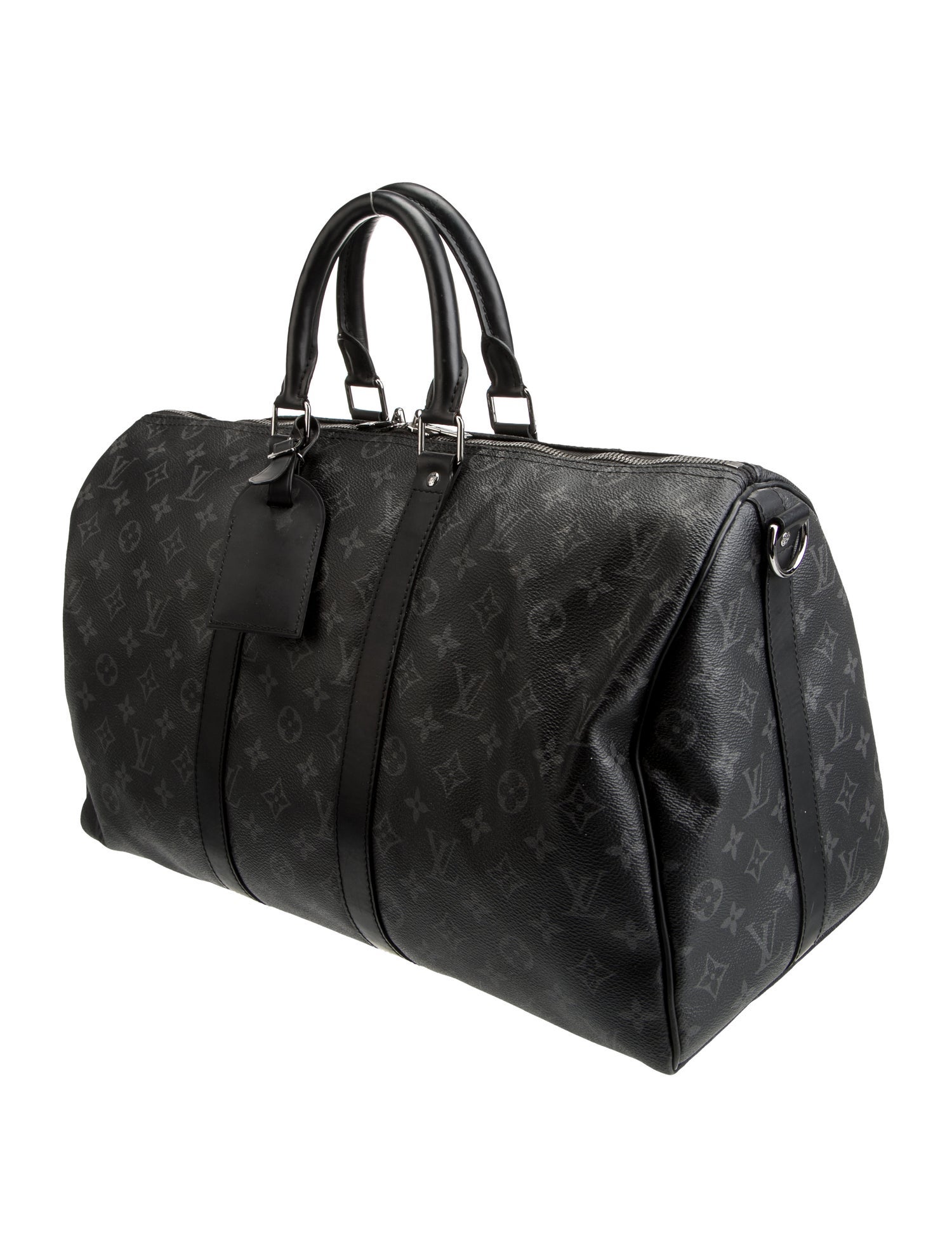 Louis Vuitton Monogram Eclipse Keepall Bandouliere 45