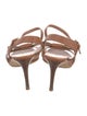 Louis Vuitton LV Monogram Leather Sandals