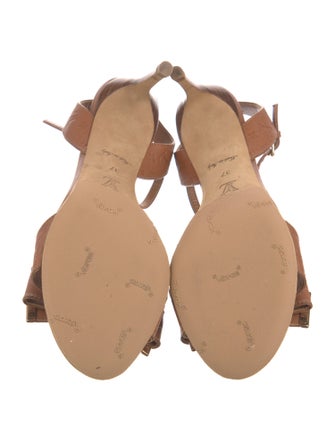 Louis Vuitton LV Monogram Leather Sandals