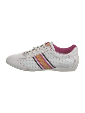 Louis Vuitton Leather Striped Sneakers