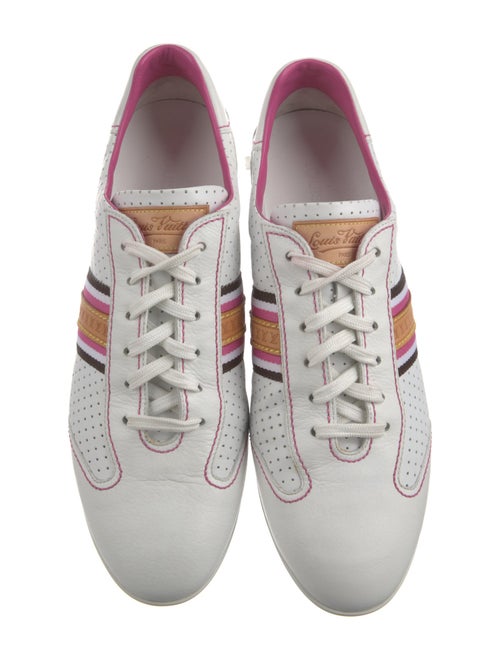 Louis Vuitton Leather Striped Sneakers