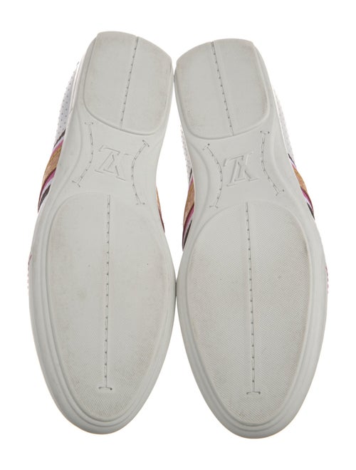 Louis Vuitton Leather Striped Sneakers