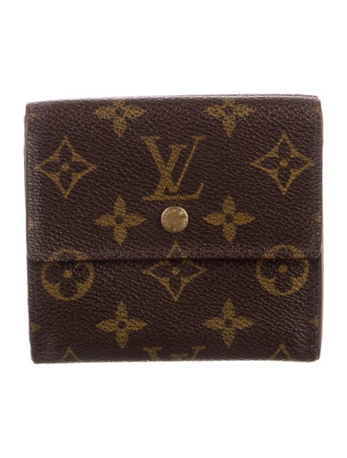 Louis Vuitton LV Monogram Coated Canvas Elise Wallet