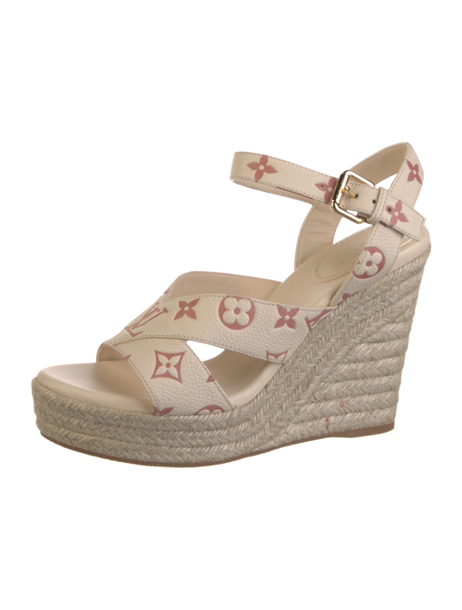 Louis Vuitton LV Monogram Leather Espadrilles