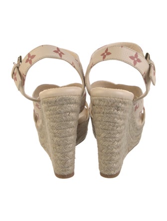 Louis Vuitton LV Monogram Leather Espadrilles