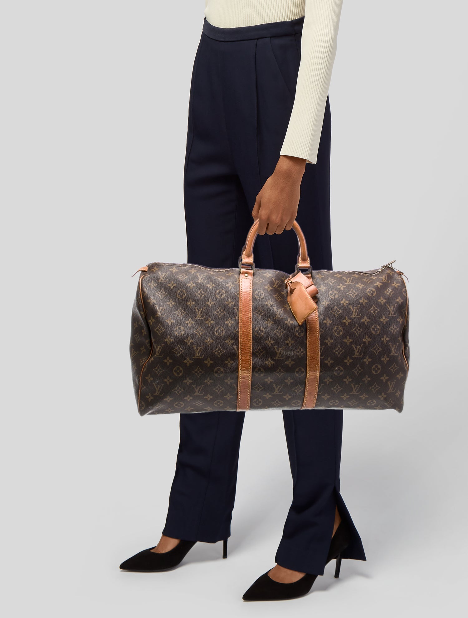 Louis Vuitton LV Monogram Keepall 55 Vintage