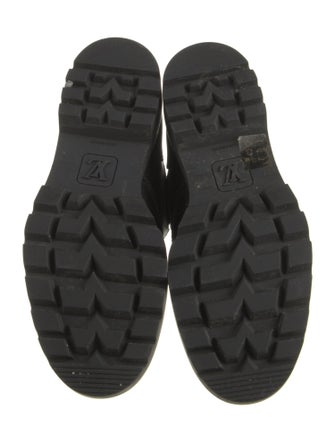 Louis Vuitton LV Monogram Leather Combat Boots