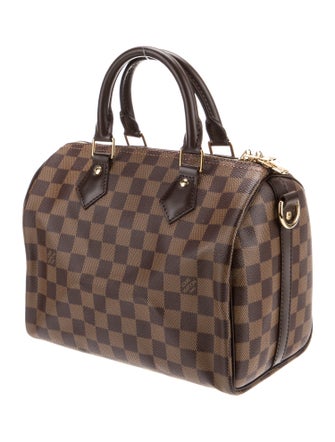Louis Vuitton Damier Ebene Speedy Bandouliere 25