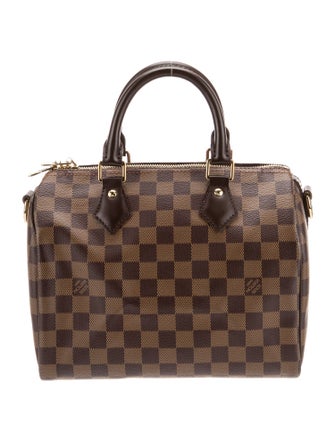 Louis Vuitton Damier Ebene Speedy Bandouliere 25
