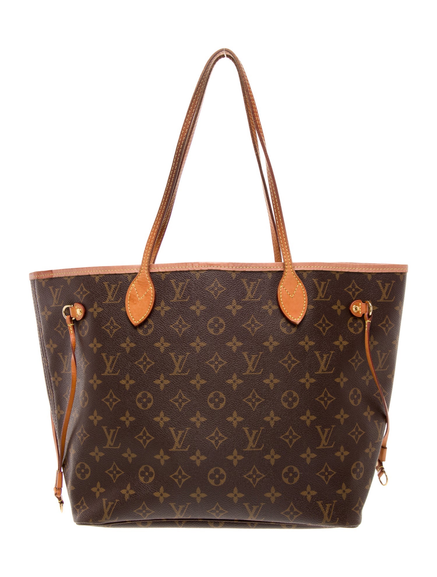 Louis Vuitton LV Monogram Neverfull w/Pouch MM