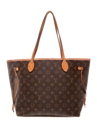 Louis Vuitton LV Monogram Neverfull w/Pouch MM