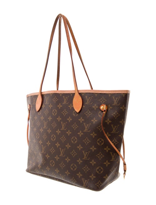 Louis Vuitton LV Monogram Neverfull w/Pouch MM