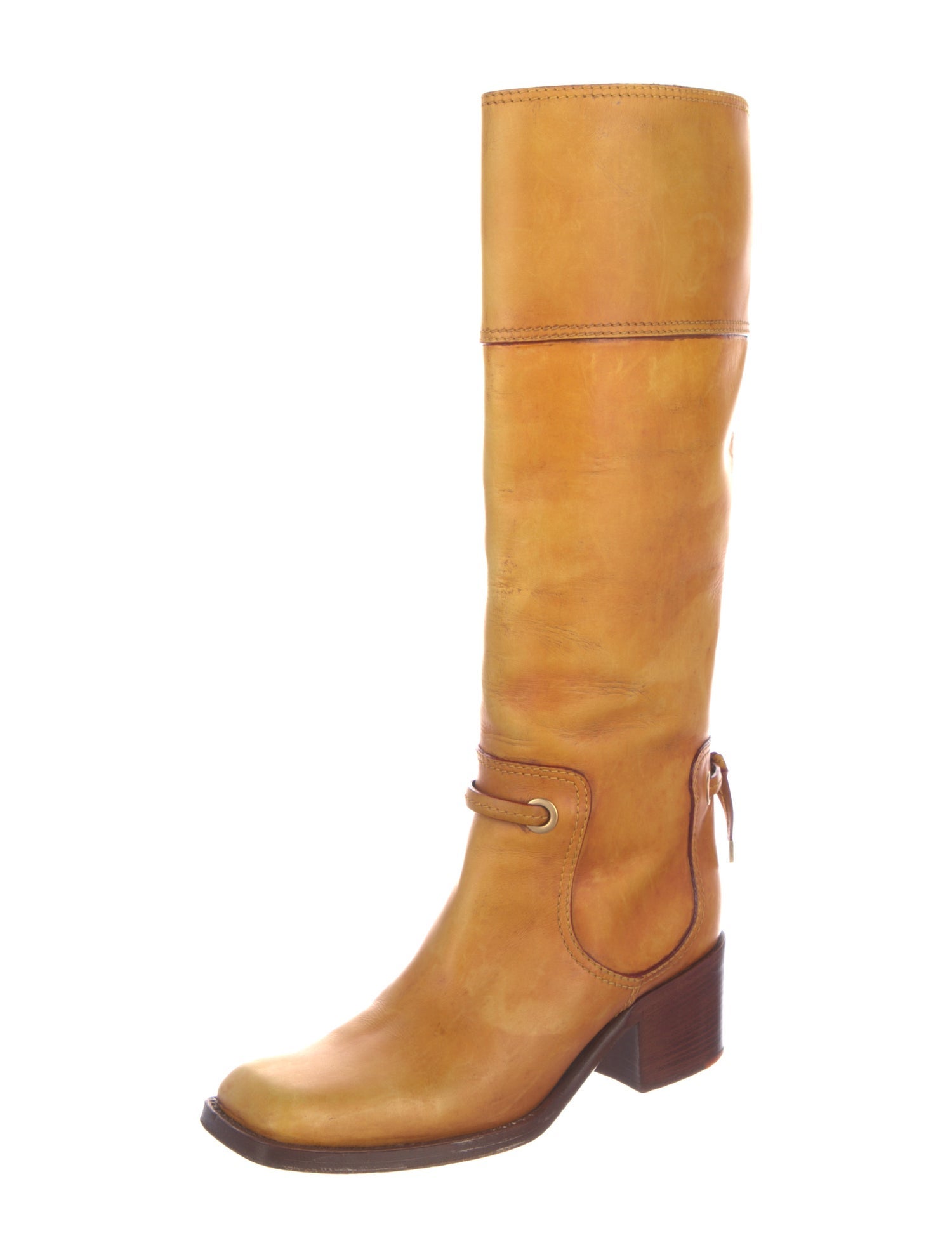 Louis Vuitton Leather Riding Boots