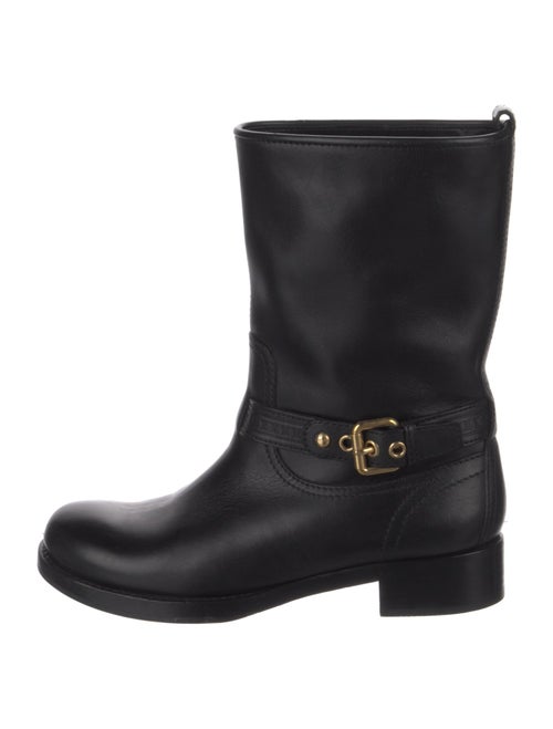 Louis Vuitton LV Monogram Leather Moto Boots