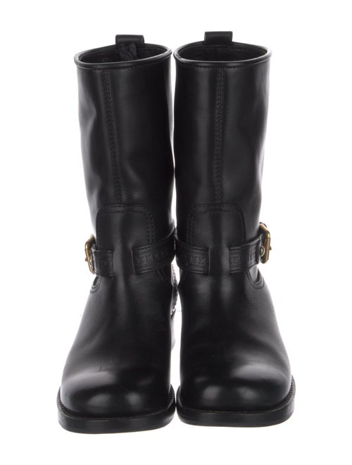 Louis Vuitton LV Monogram Leather Moto Boots