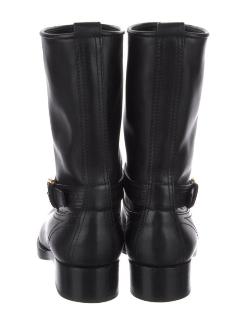 Louis Vuitton LV Monogram Leather Moto Boots