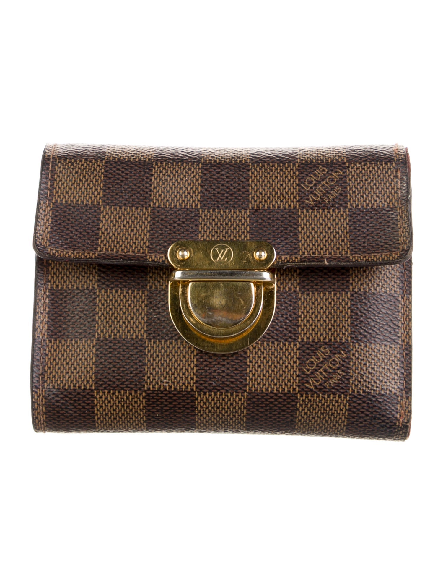 Louis Vuitton 2007 Damier Ebene Pattern Koala Wallet