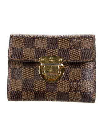 Louis Vuitton 2007 Damier Ebene Pattern Koala Wallet