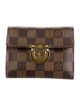Louis Vuitton 2007 Damier Ebene Pattern Koala Wallet