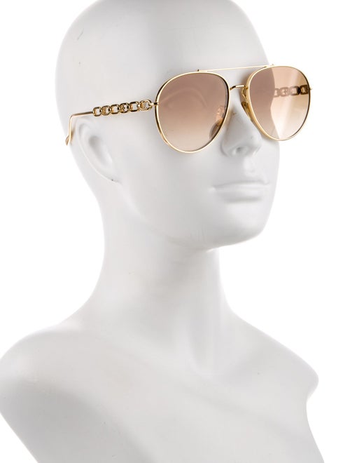 Louis Vuitton 2022 My LV Chain Pilot Sunglasses