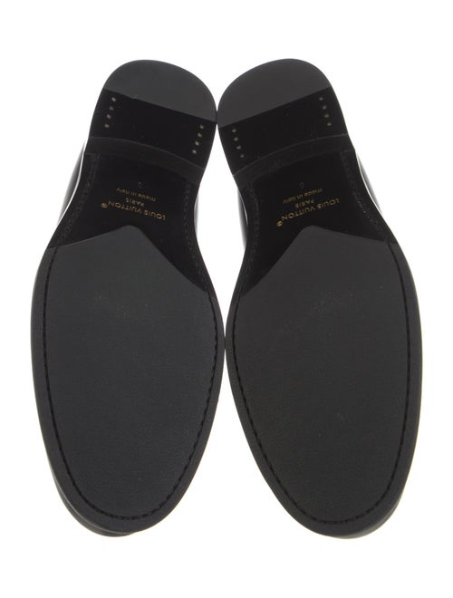 Louis Vuitton Horsebit Accent Leather Dress Loafers