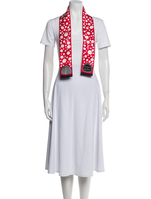 Louis Vuitton Silk Polka Dot Print Scarf