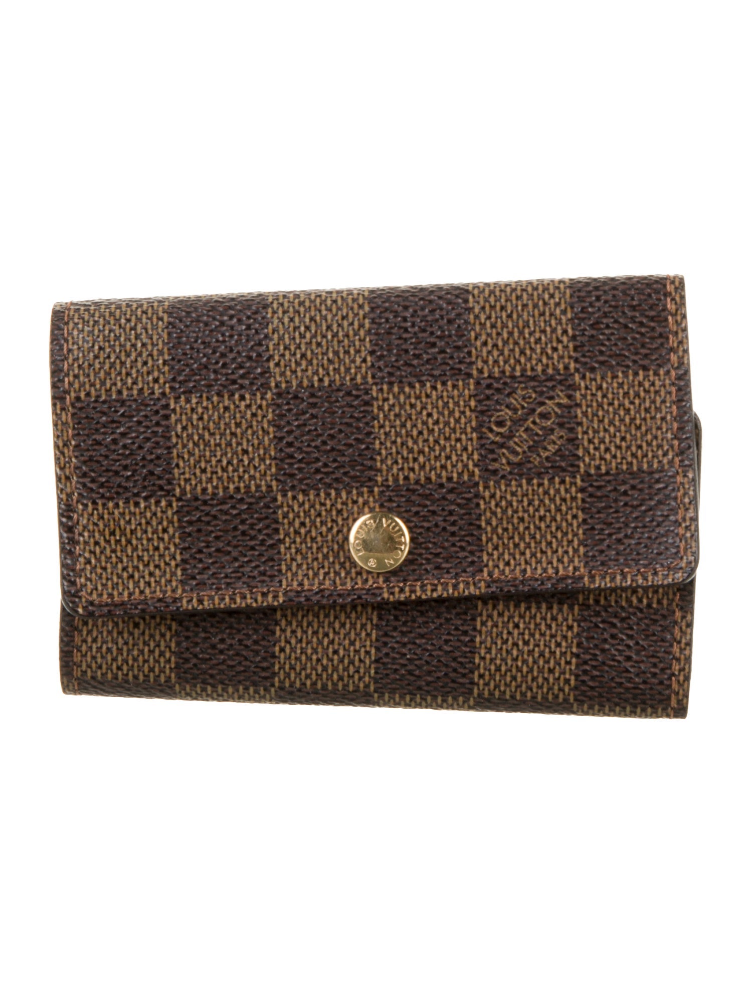 Louis Vuitton Damier Ebene Canvas 6 Key Holder