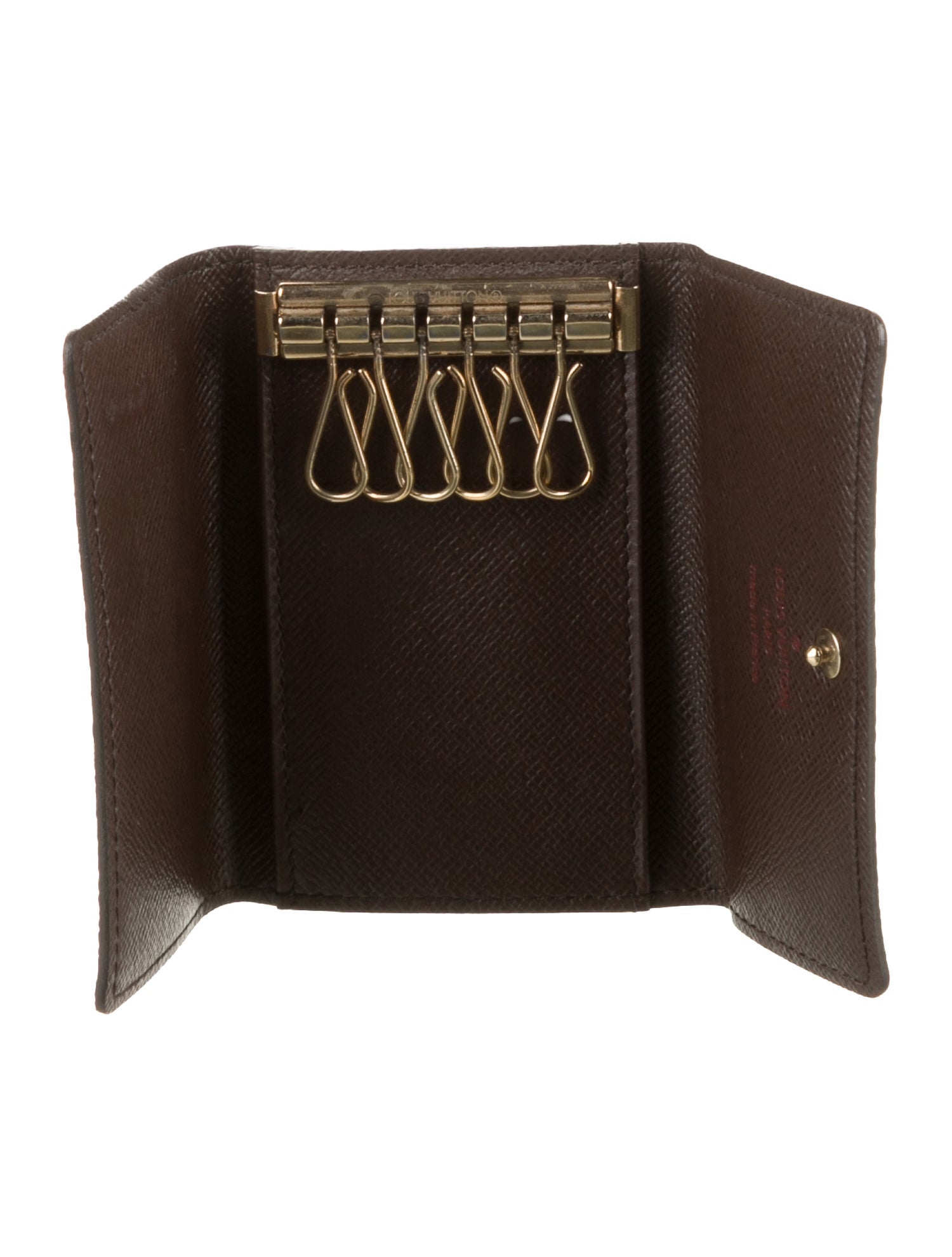 Louis Vuitton Damier Ebene Canvas 6 Key Holder