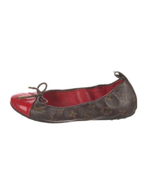 Louis Vuitton LV Monogram Bow Accents Ballet Flats
