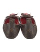 Louis Vuitton LV Monogram Bow Accents Ballet Flats