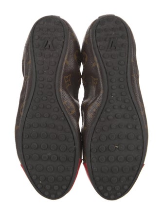 Louis Vuitton LV Monogram Bow Accents Ballet Flats