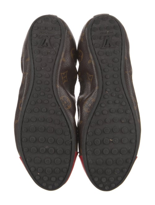 Louis Vuitton LV Monogram Bow Accents Ballet Flats