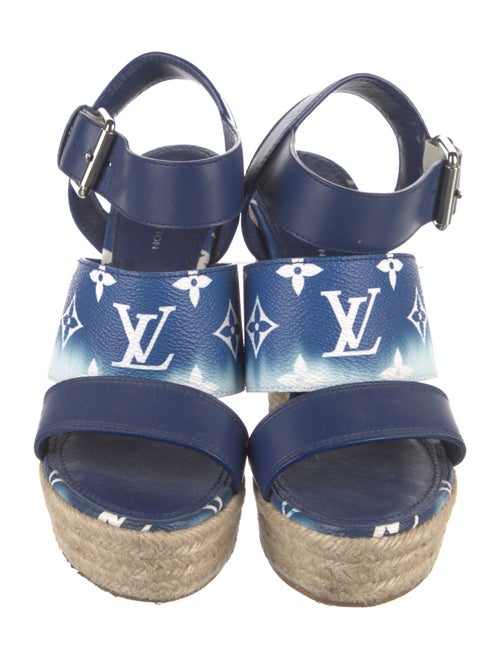 Louis Vuitton LV Monogram Leather Espadrilles