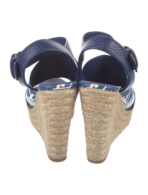 Louis Vuitton LV Monogram Leather Espadrilles