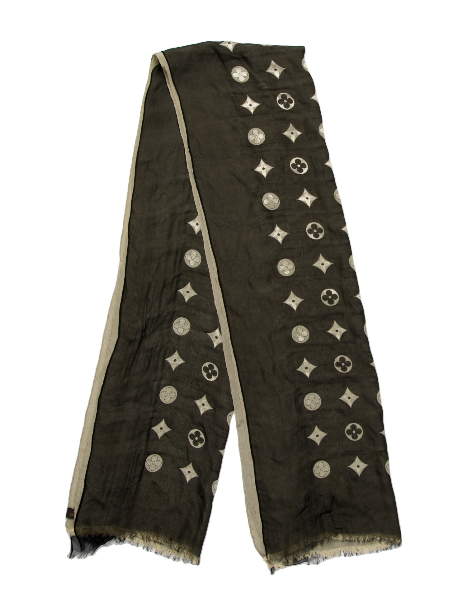 Louis Vuitton Silk LV Monogram Scarf