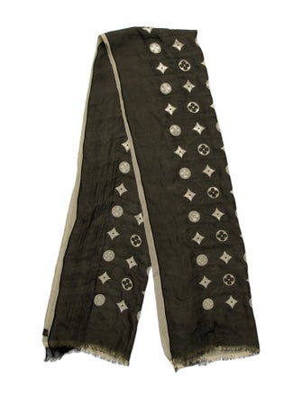 Louis Vuitton Silk LV Monogram Scarf