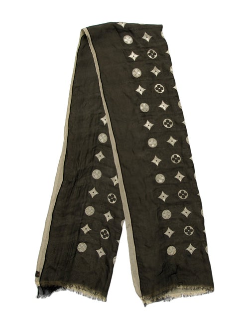 Louis Vuitton Silk LV Monogram Scarf