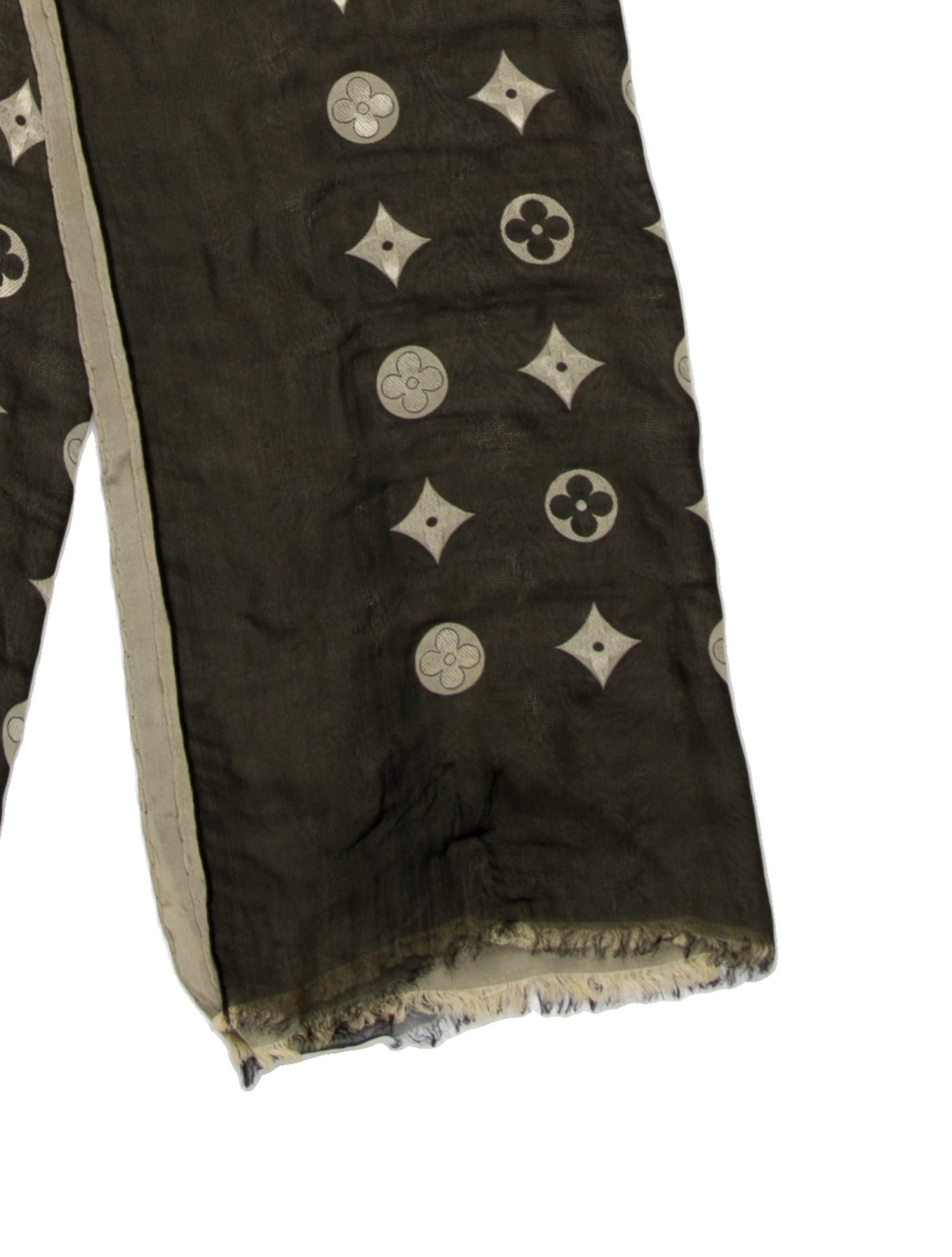 Louis Vuitton Silk LV Monogram Scarf