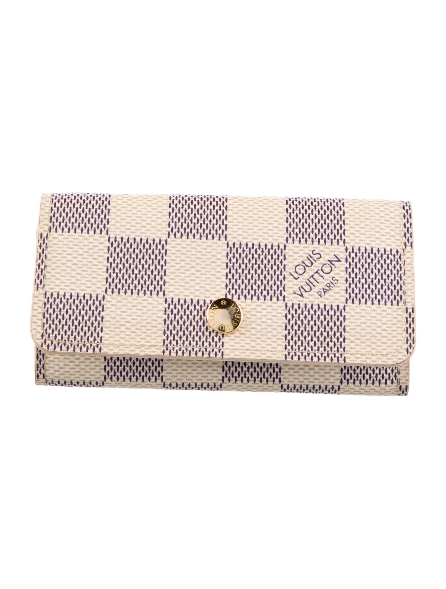Louis Vuitton Damier Azur 4 Key Holder