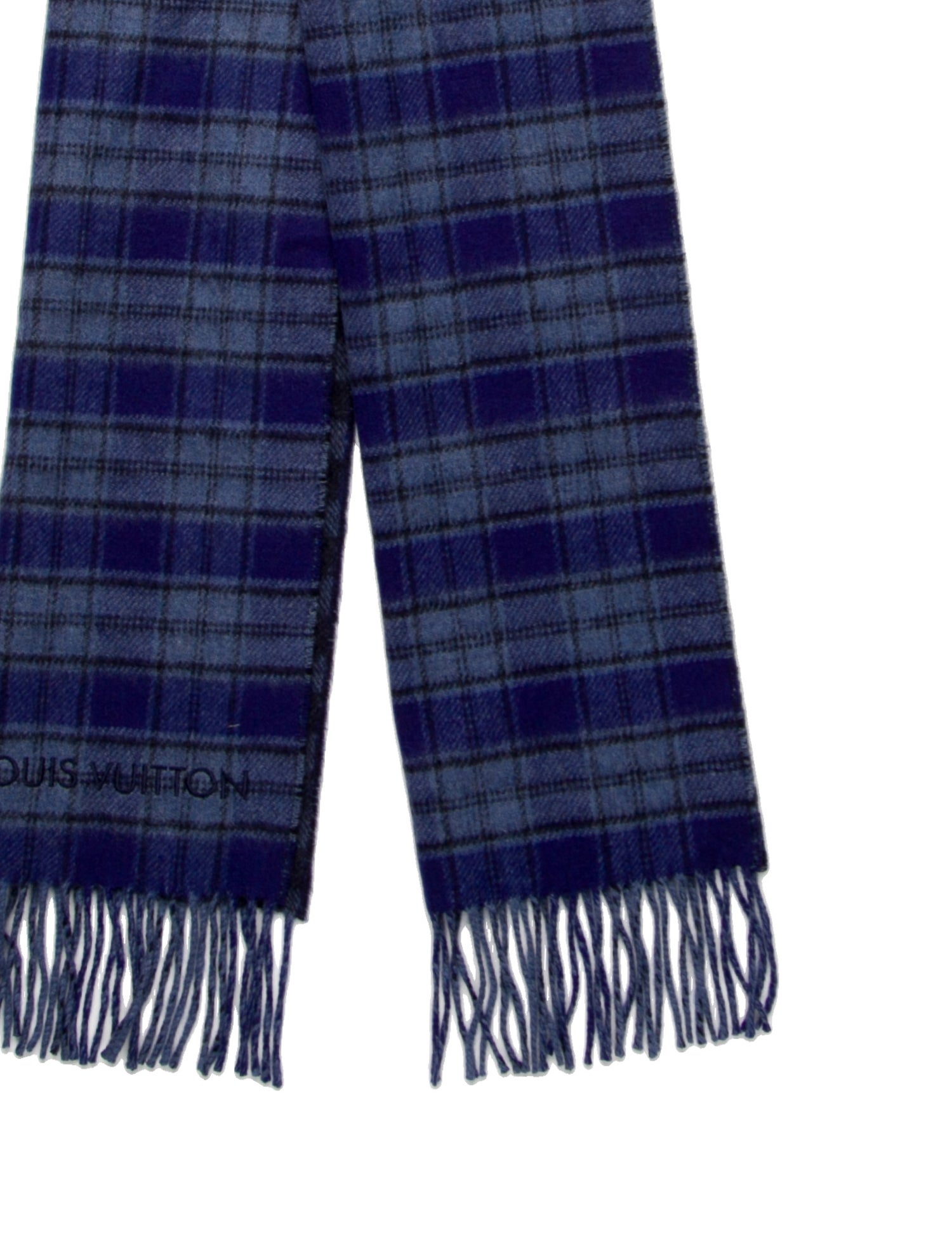 Louis Vuitton Damier Tartan Cashmere Scarf