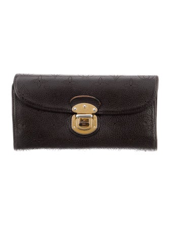 Louis Vuitton Monogram Pattern Mahina Leather Amelia Wallet