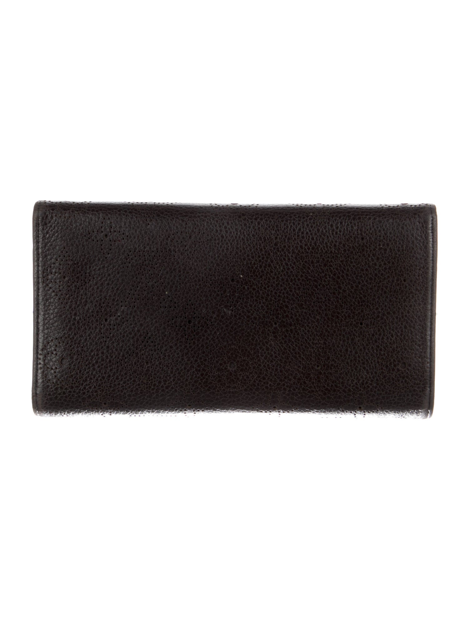 Louis Vuitton Monogram Pattern Mahina Leather Amelia Wallet