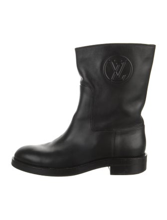 Louis Vuitton LV Monogram Leather Rain Boots